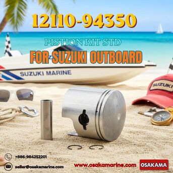 Stockholm, Auto Parts, SEK 99999,  12110-94350 STD Piston Kit For Suzuki Outboard 35HP / 40HP DT Series