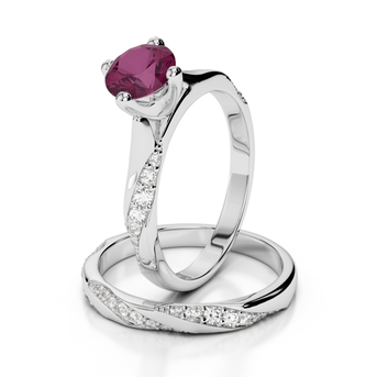 Mississauga, Jewelry, Diamond And Ruby Bridal Sets
