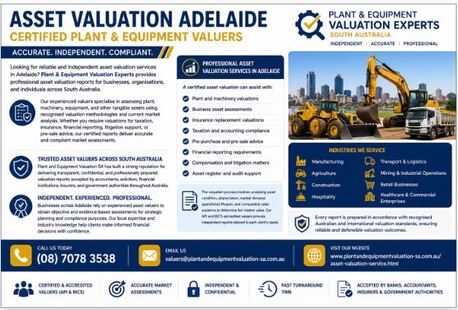 Sydney, Real Estate, Asset Valuation Adelaide &ndash; Certified Plant & Equipment Valuers