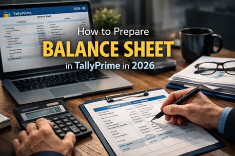 Noida, Computer, How To Prepare Balance Sheet In TallyPrime In 2026