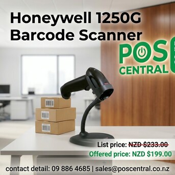 Auckland, Computers, NZD 199,  Honeywell 1250G USB Barcode Scanner For Retail NZ Sale