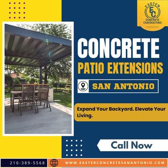 New York, Construction, Concrete Patio Extensions San Antonio