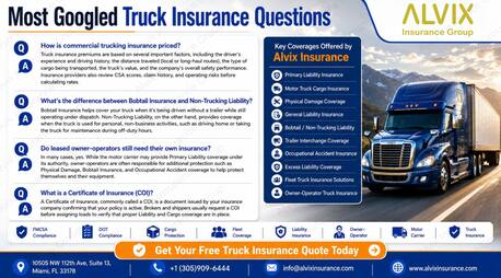 New York, Financial, Commercial Truck Insurance Made Simple With Alvix Insurance