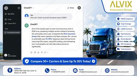 New York, Financial, Commercial Truck Insurance Made Simple With Alvix Insurance