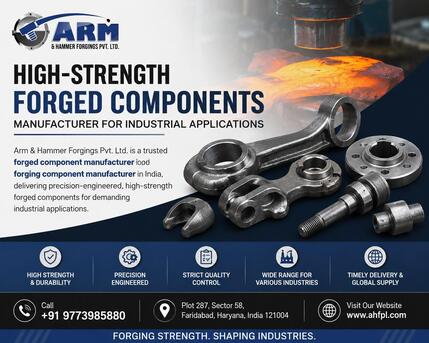 Faridabad, Heavy Equipment, High-Strength Forged Components Manufacturer For Industries