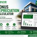 Bonus Depreciation Tax Savings Tool