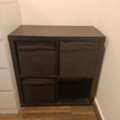 SAR 150,  Cube Storage IKEA KALLAX Storage Unit (2x2) With Boxes &ndash; Good Condition