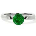 USD 2223,  Affordable GemsNY Natural Emerald Ring | 0.68cts AAAA Quality