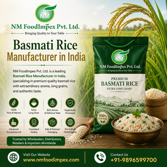 Haryana, Food, Basmati Rice Manufacturer In India
