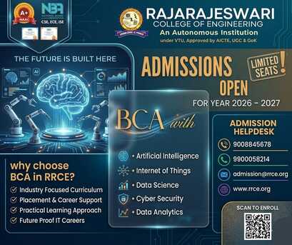 Bangalore, Education, BCA & BCA (Honors) Program | RajaRajeswari College Of Engineering, Bangalore