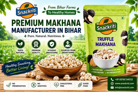 Mumbai, Food Delivery, Best Makhana Manufacturer In Bihar Offering Quality And Freshness