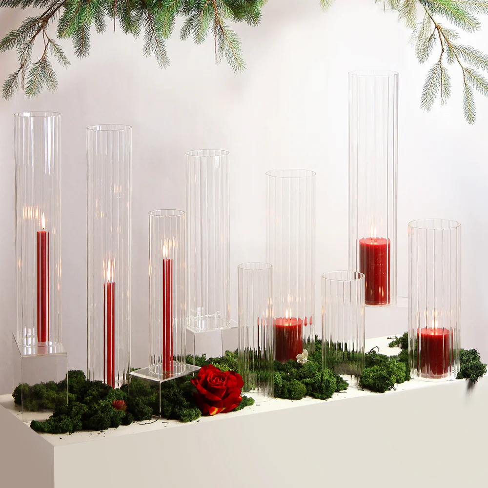 New York, Household Items, Pleated Glass Hurricane Chimney