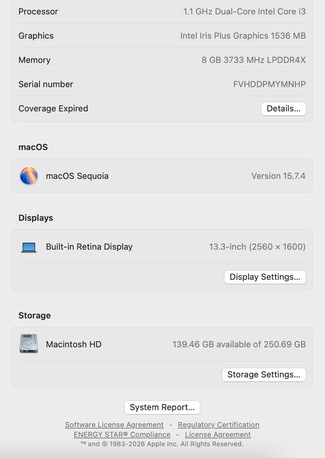 Dammam, Computers, SAR 1999,  MacBook Air 2019 I3 8GB 256gb