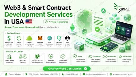 New York, Web Design & Development, Web3 & Smart Contract Development Services In USA