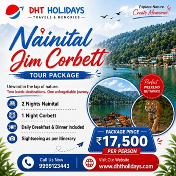 New Delhi, Travel, Book 3 Nights 4 Days Nainital Jim Corbett Tour Package | DHT Holidays