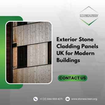 London, Real Estate, Exterior Stone Cladding Panels UK For Modern Buildings