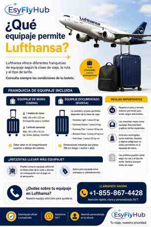 New York, Travel, ¿Qué Equipaje Permite Lufthansa?