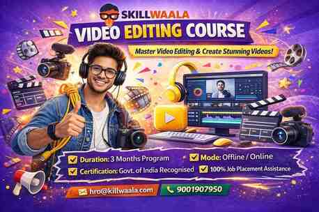 Jaipur, Education, Learn Video Editing Skills Online & Offline &ndash; Skillwaala Course