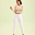 INR 1399,  Buy Stylish White Pants For Women Online At Go Colors