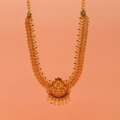 Buy Elegant Silver Haram With Gold Plated | Padmam