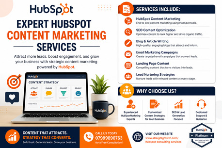 Pune, Web Design & Development, Expert HubSpot Content Marketing Services - Pune