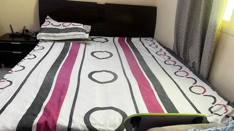 Manama, Household Items, BHD 150,  King Size Bed (Hydraulic Storage) With 2 Side Table And One Dressing Table With Six Drawer