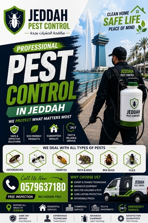 Jeddah, Pest Control, 🐜 Best Cockroach & Insect Control Experts