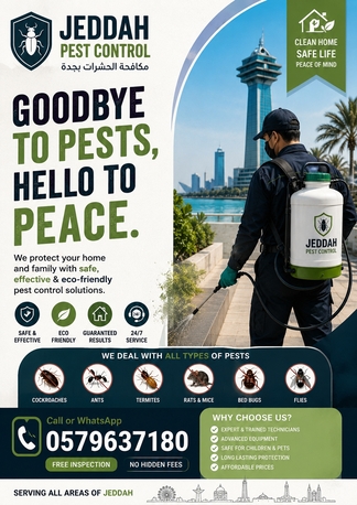 Jeddah, Pest Control, 🚫 Termite & Bed Bug Treatment Specialists