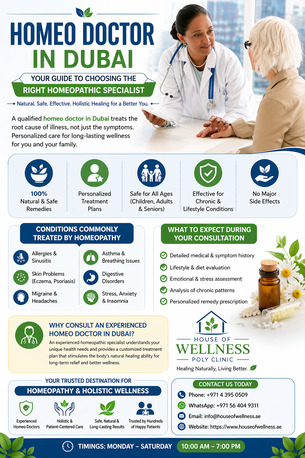 Al Barsha, Health, Homeo Doctor In Dubai &ndash; Your Guide To Choosing The Right Homeopathic Specialist