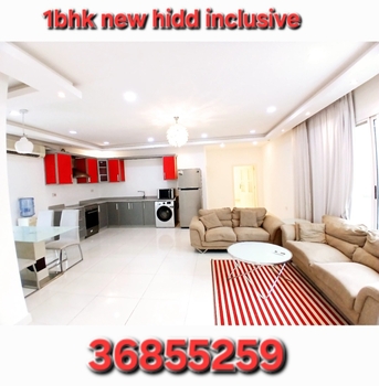 Hidd, Apartments, Flats, Houses & Villas, BHD 240/month,  1 BR,  Flat 1bhk New Hidd Inclusive