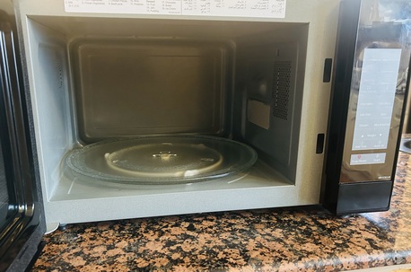 Jeddah, Appliances, SAR 450,  Panasonic Metallic Black Microwave - Large