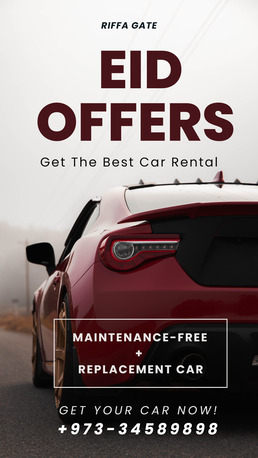 Riffa, Vehicles, Cars & Trucks , BHD 100,  Toyota & NiSSAN,  2026,  18000 KM,  Eid Special Offer! Best Car Rental