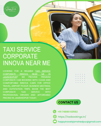 Jharkhand, Travel, Best Taxi Service Corporate Innova Near Me In Jamshedpur