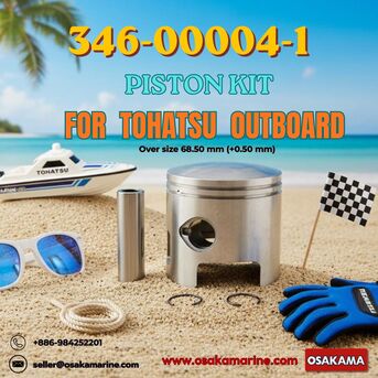 Kuala Lumpur, Auto Parts, MYR 99999,  Tohatsu Nissan 25HP 30HP Piston Kit 346-00004-0 | Osaka Marine