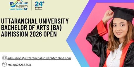 Mumbai, Lessons Offered, Uttaranchal University BA Admission 2026 Open