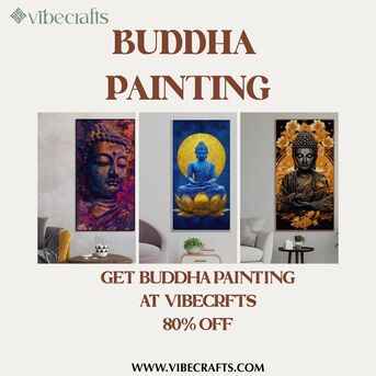 Noida, Household Items, INR 2600,  Elegant Buddha Painting For Peaceful Home D&eacute;cor