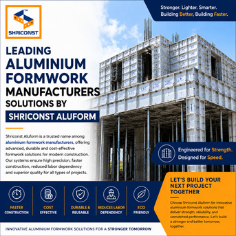 Pune, Construction, Leading Aluminium Formwork Manufacturers Solutions By Shriconst Aluform
