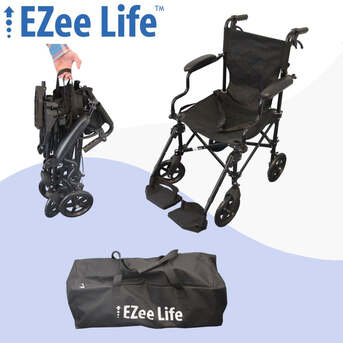 Toronto, Health & Beauty Items, Transport Wheelchair For Rent &ndash; Ezee Life CH1043 Traveller | Lightweight & Foldable