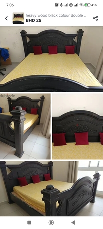 Isa Town, Furniture, BHD 25,  Urgent Selling King Size Bed []220*200]size