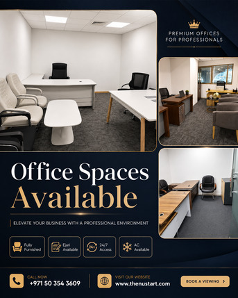 Dubai, Offices, AED 15500,  Dubai Ready Office With Ejari, AC & 24/7 Access