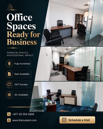 Dubai, Offices, AED 15500,  Dubai Ready Office With Ejari, AC & 24/7 Access