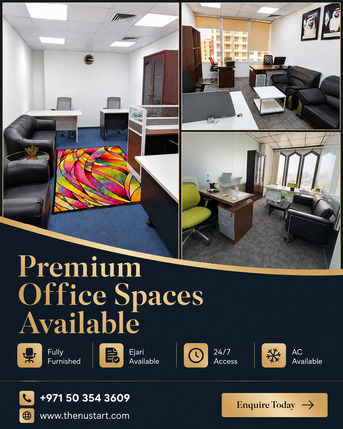 Dubai, Offices, AED 15500,  Dubai Ready Office With Ejari, AC & 24/7 Access