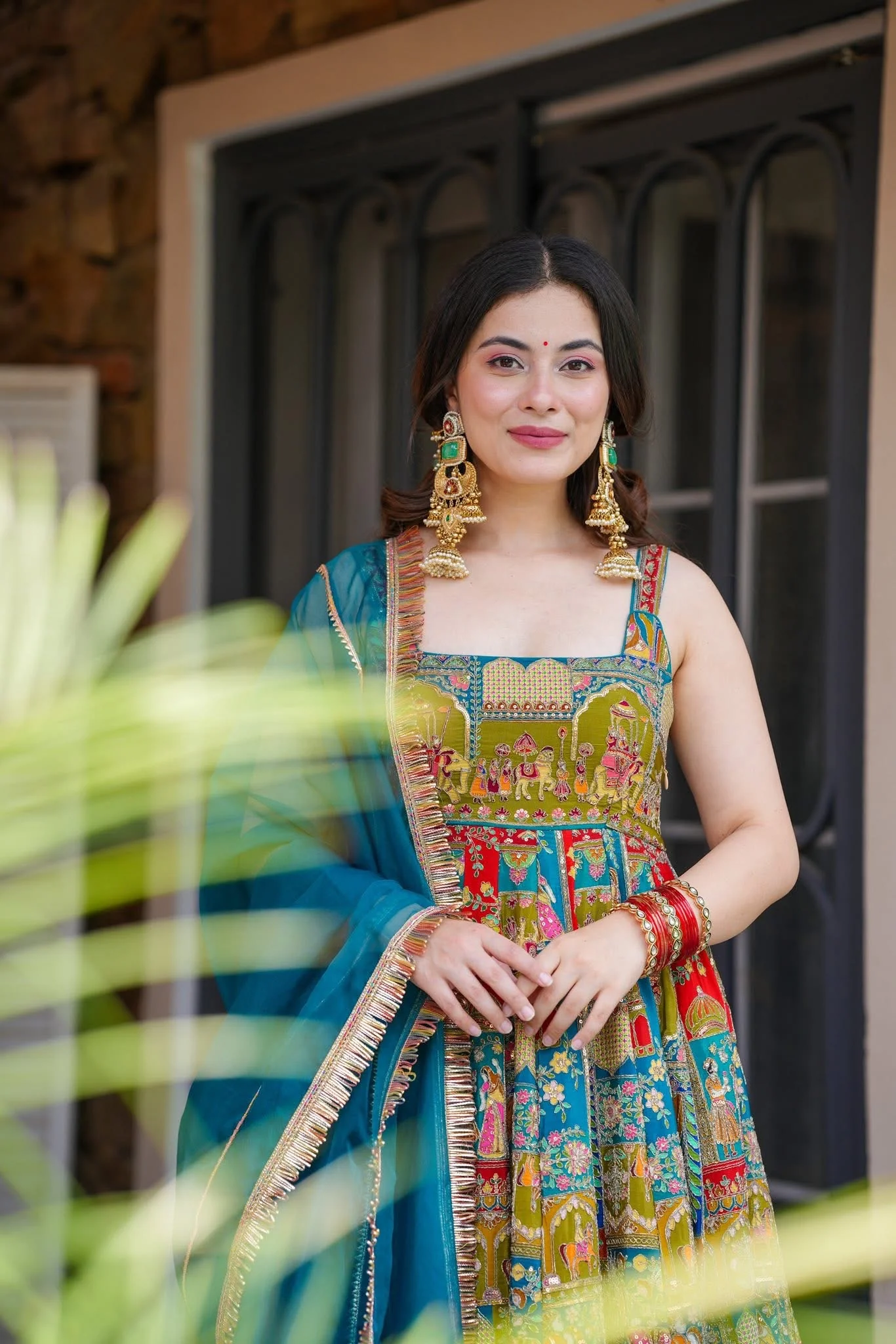 Jaipur, Clothing & Accessories, INR 11200,  Buy Leher Heavy Maxi Set Online