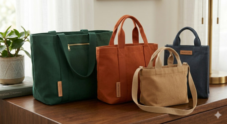 Mumbai, Household Items, INR 1250,  Cotton Tote Bags & Purses - Hand Block Printed, Pure Cotton, Natural Dyes | Theindiglobal