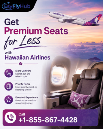 New York, Travel, Get Premium Seats For Less With Hawaiian Airlines +1-855-867-4428