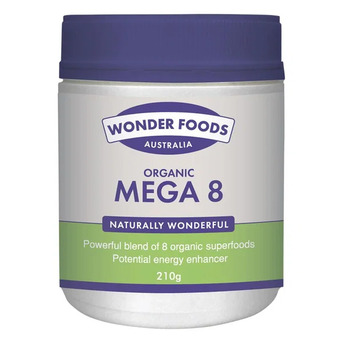 Sydney, Health & Beauty Items, AUD 43,  Buy Wonder Foods Organic Mega 8 210 Gm Australia