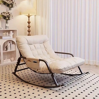 Mumbai, Furniture, INR 11500,  Comfortable Wooden Rocking Chair With Modern Design For Stylish Home Interiors