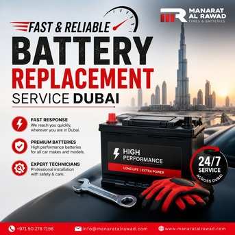 Dubai, Business, Fast & Reliable Battery Replacement Service Dubai