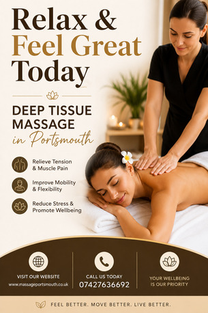 London, Health, Relax & Feel Great Today &ndash; Deep Tissue Massage In Portsmouth