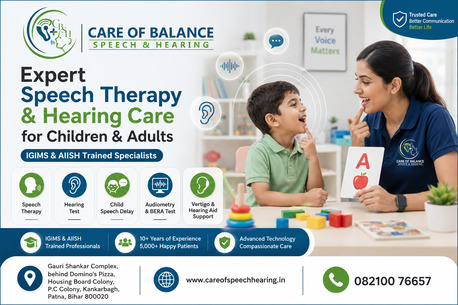 Lucknow, Health, Care Of Speech & Hearing: Expert Speech Therapy In Kankarbagh, Patna
